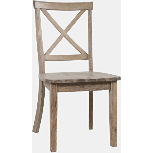 Eastern Tides X Back Dining Chair in Brushed Bisque (Set of 2)